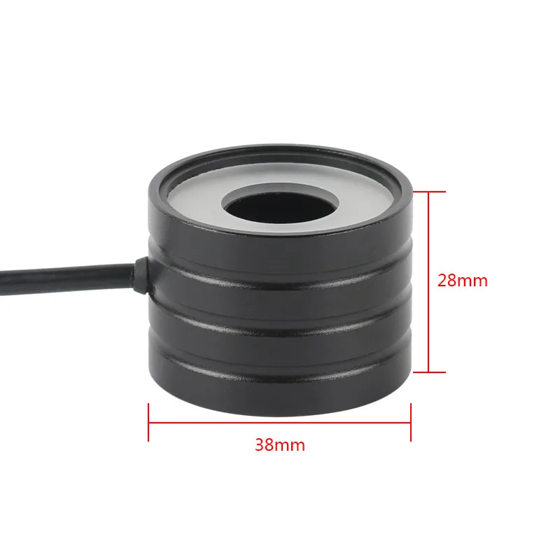 Adjustable 32 LED Ring Light Vidoe Microscope Camera Illuminator Lamp Fill Light Monocular 130x C mount Lens + Microscope Stand
