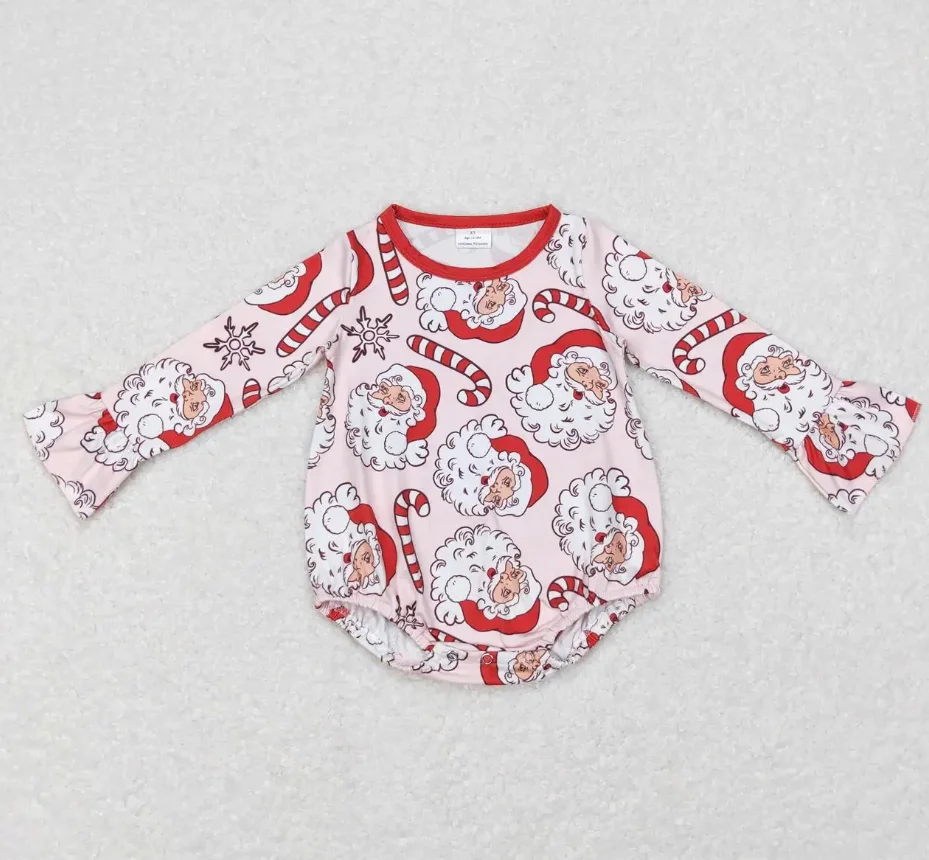 

Оптовая продажа, детский рождественский комбинезон с пузырьками для девочек, цельный комбинезон для новорожденных и малышей