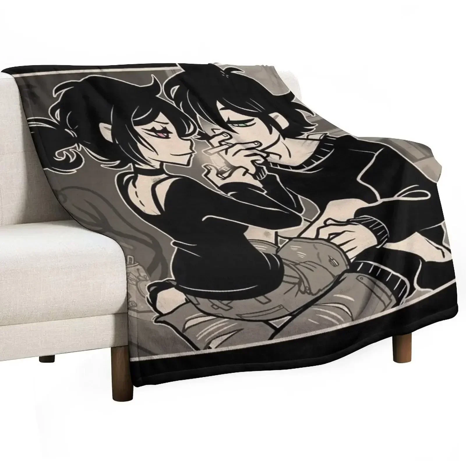 The Coffin of Andy and Leyley Throw Blanket Decorative Sofas Hairy Hair Large warm for winter Sofa Throw Blankets