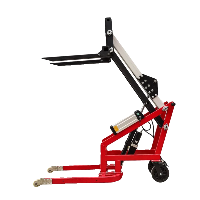 Portable electric crank arm loading and unloading, forklift small flexible stacking lift manual handling