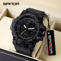 SADNA 6030 Top Student Electronic Watch Outdoor Sports Dual Display Waterproof LED Student Electronic Watch 2025