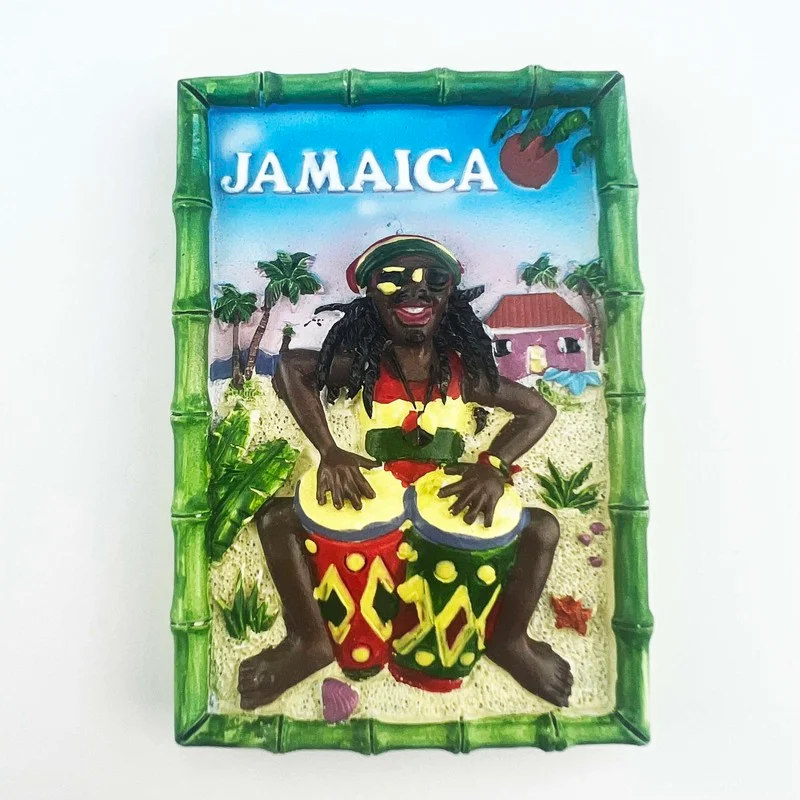 

Jamaica Fridge Magnets Creative Tourist Souvenirs Fridge Stickers Home Decor Wedding Gifts Message Board Magnetic Stickers