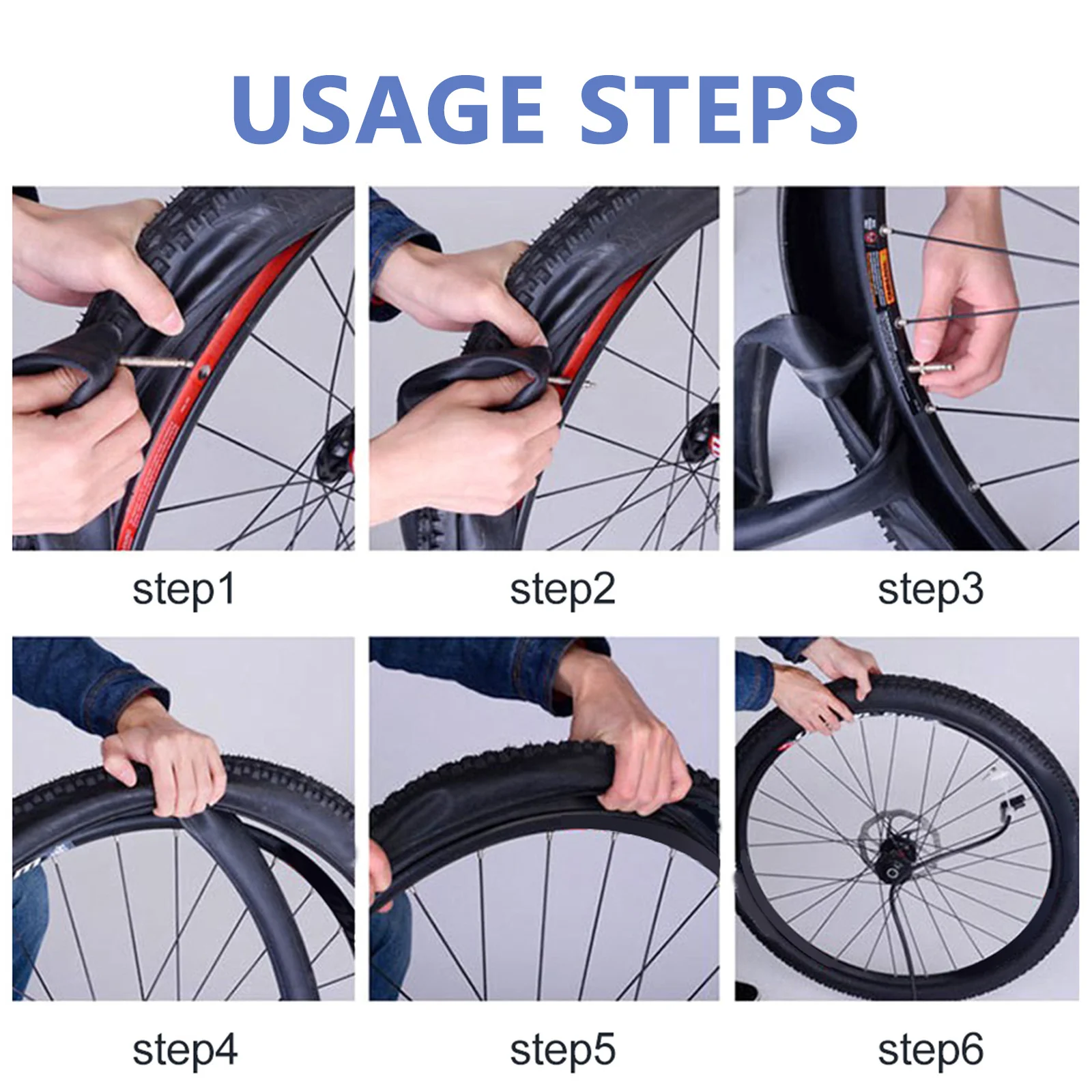 

Shockproof Inner Tire Convenient Cycling Tube Anti-Aging and Electrical Insulation for Comfort Riding Bike Tire Tube