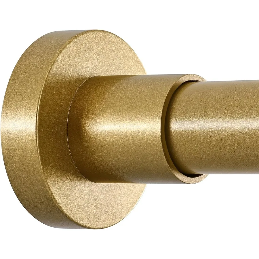 

Регулируемый карниз для душа из нержавеющей стали 1864 дюйма с пружинным натяжением для ванной комнаты без установки сверления, нескользящий дизайн