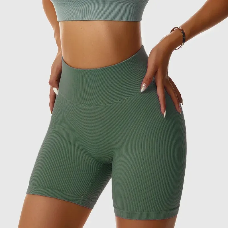 High Waist Buttock Lifting Belly Holding Tight Yoga Pants Running Stretch Peach Fitness Pants