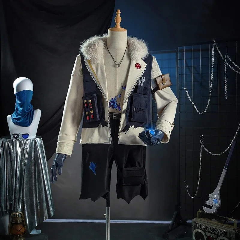 DY20Games Identity V Survivor Batter Косплей Костюм Вольфрамовый наряд Ganji Gupta Punk style Cos для Хэллоуина, вечеринки, реквизит для женщин M