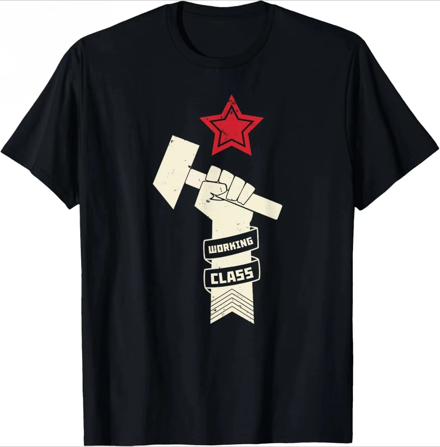 Proletariat Russia USSR Soviet Union CCCP Vintage Printed T-shirt Men Women Cotton T-shirt Summer Men's T-shirts Men's Clothing