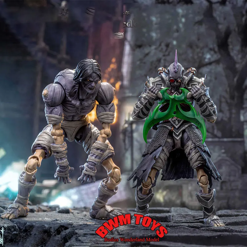 

In Stock Original Mithril Studio 1/10 Scale Tribal Guardians 06 WOW Grey Knight Dead Kil Soldier Action Figure Doll Collection