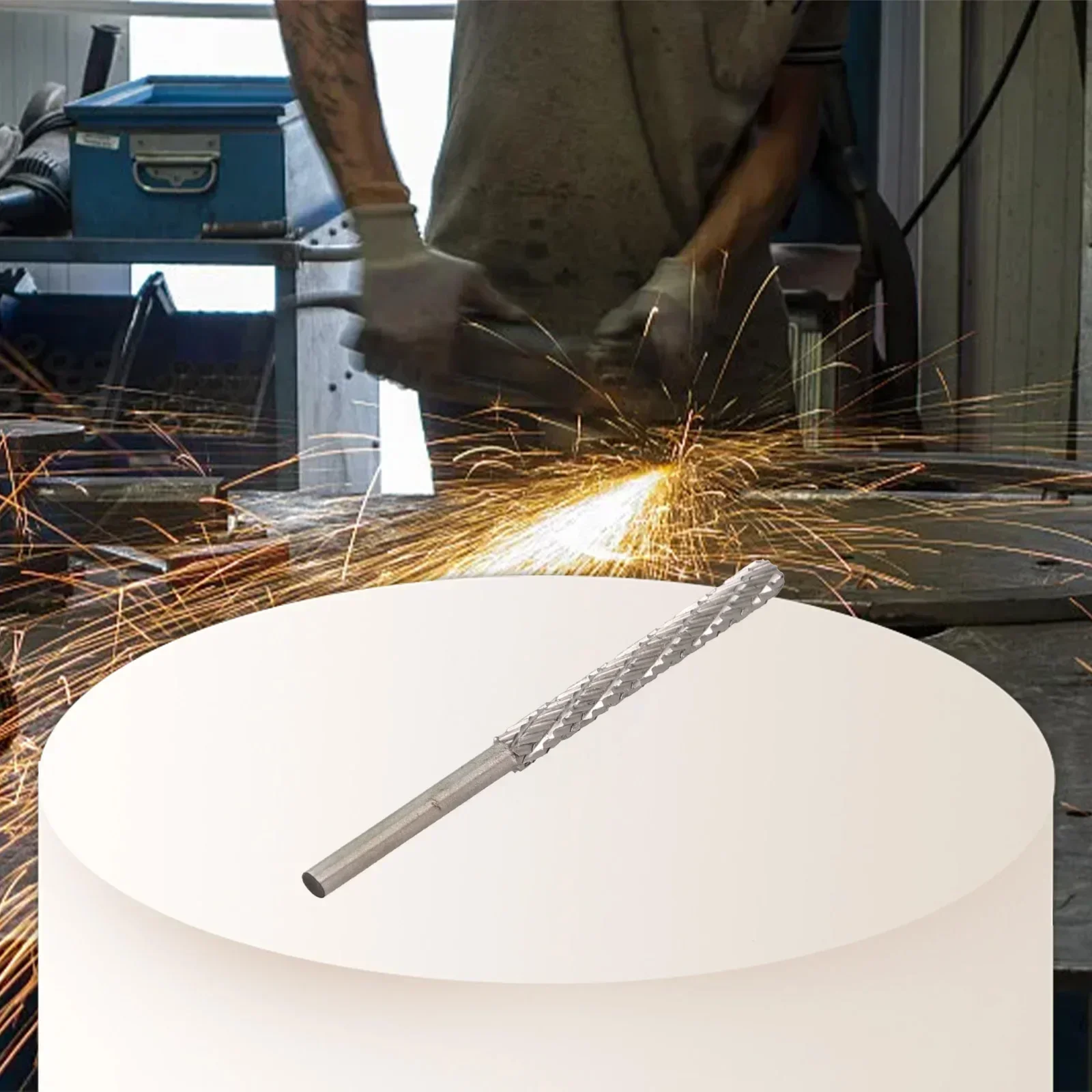 1pc Rotary Burr Cutter High Speed Steel Rotary File Drill Bit Engraving Cutter Grinding Head For Power Tools Accessories