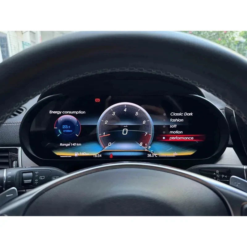 

New Design 12.3" Full Screen Digital Dashboard Auto Meter For Class W166 X166 2015-2019