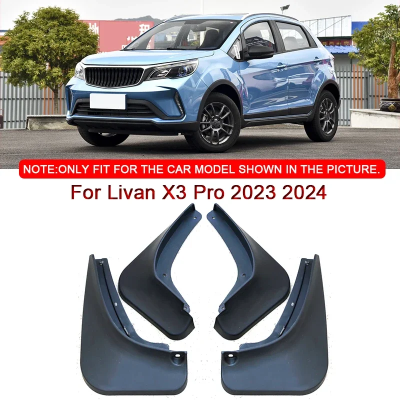 

Fit For Livan X3 Pro 2023 2024 Car Styling ABS Car Mud Flaps Splash Guard Mudguards MudFlaps Front Rear Fender Auto Accessories