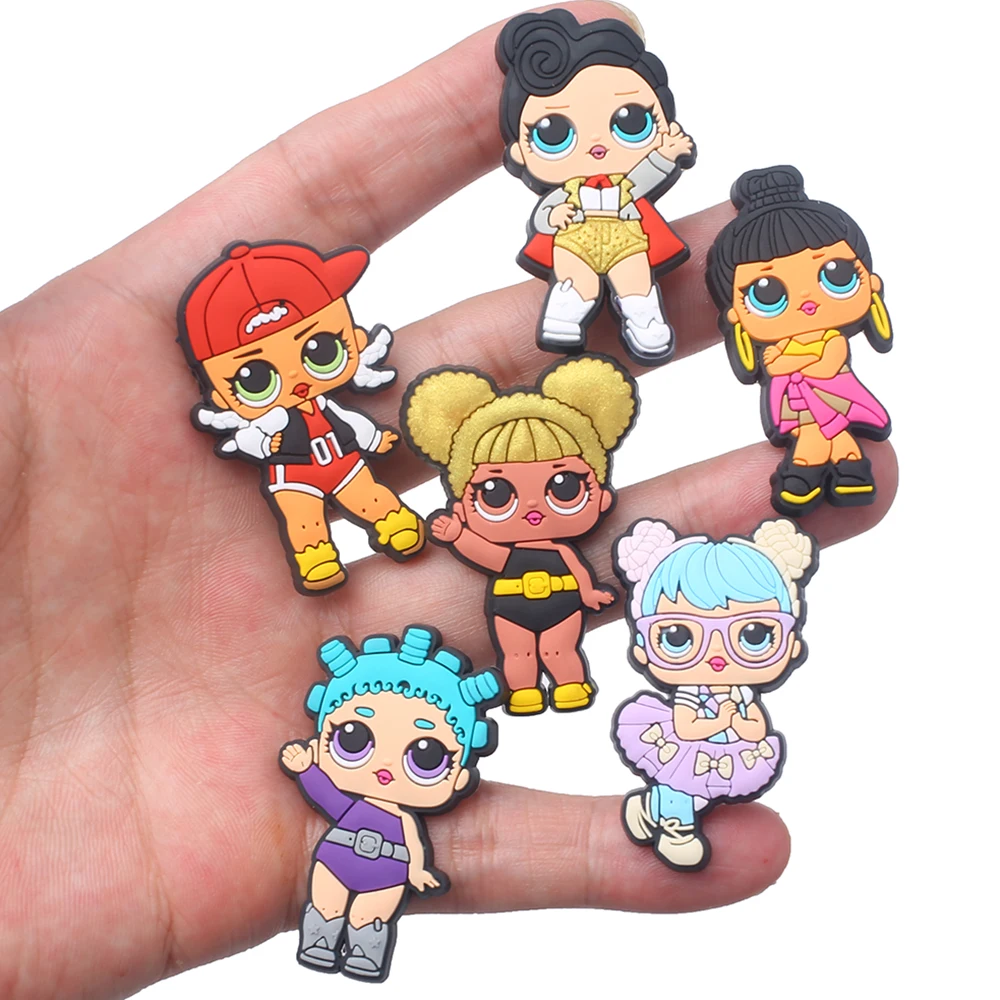 15pcs/set JOJO Girls Cartoon series Shoe Decoration Designer for Shoe Charms Accessories for Classic Clog Kids Gifts