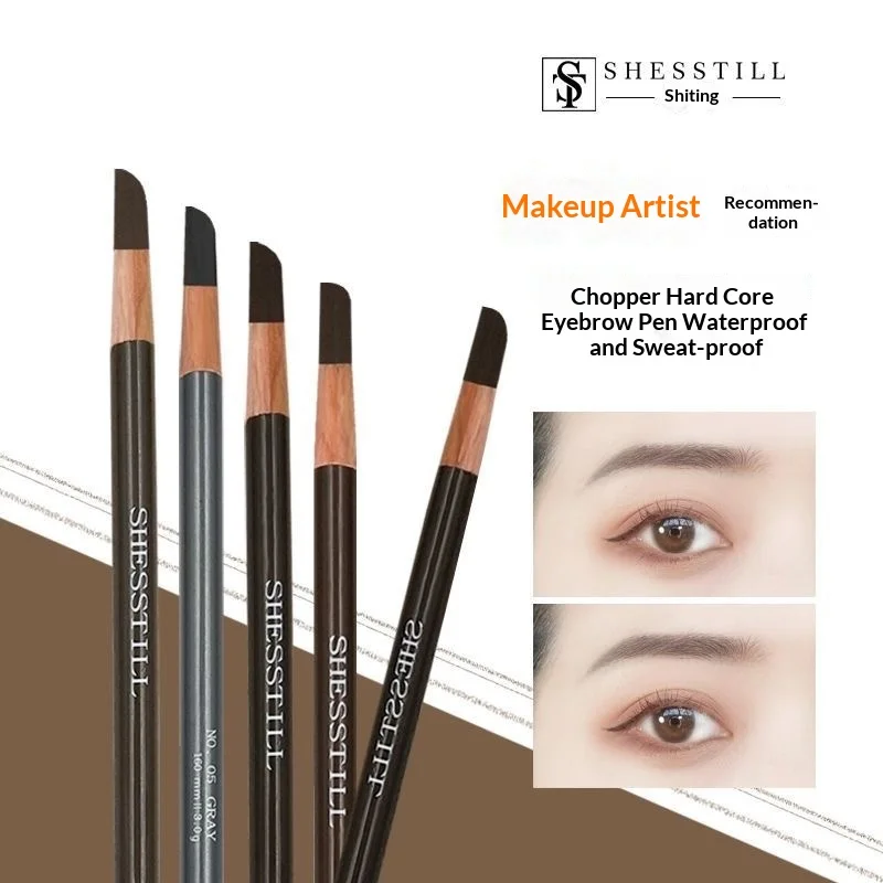 

Карандаш для бровей SHESSTILL Hardcore | Водостойкий, устойчивый к размазыванию и долговечный | Натуральные линии, имитирующие волоски, для мягких и изящных бровей