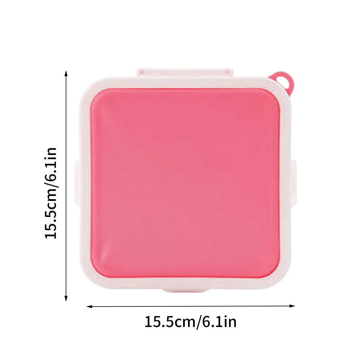 Portable Sandwich Toast Bento Box Eco-Friendly Lunch Food Container Microwave Dinnerware Reusable Silicone Sandwich Box