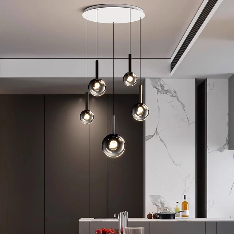 

Modern home decoration crystal chandelier, stair Pendant lamp, living room Pendant lights, interior lighting