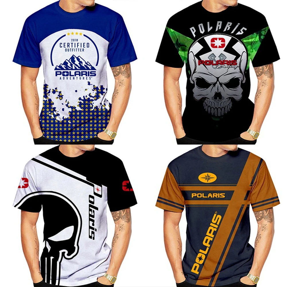 

New Fashion 3D Printing Polaris Sports Motorcycle T-shirt for Men and Women Cool Racing Team Graphic T-shirt Tops XXS-6XL