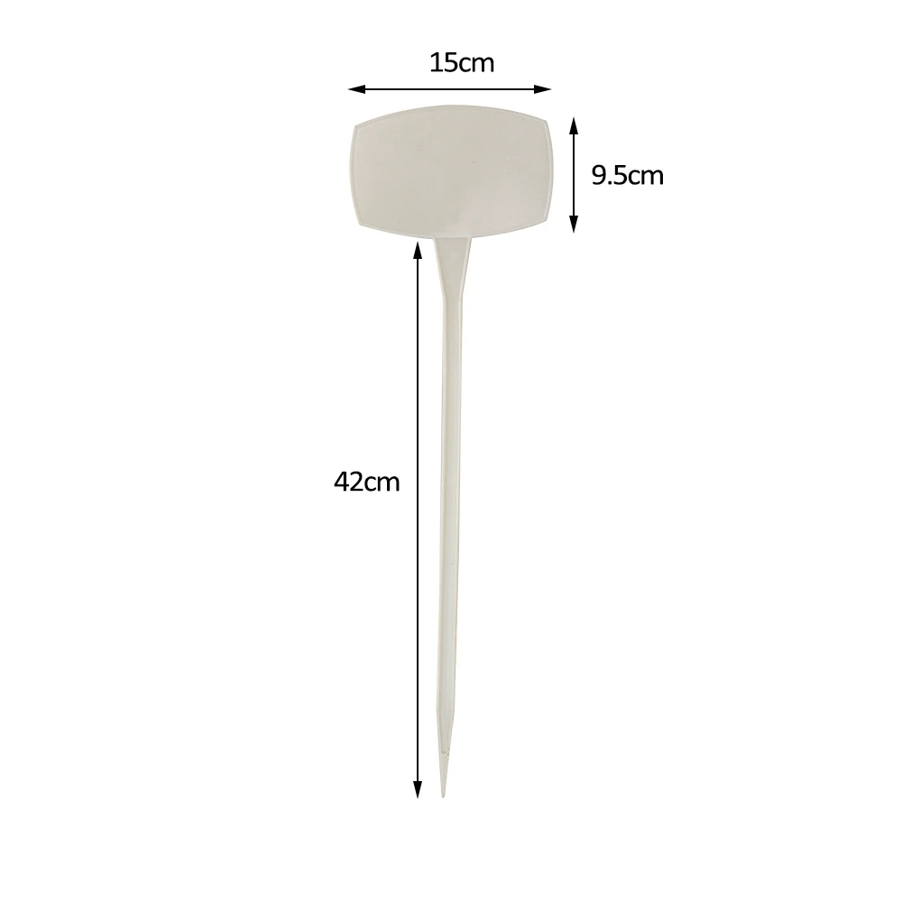 Earth Plug In Plant Marker Tree Name Hand Writing Signage Blank Board Label Stand Pole