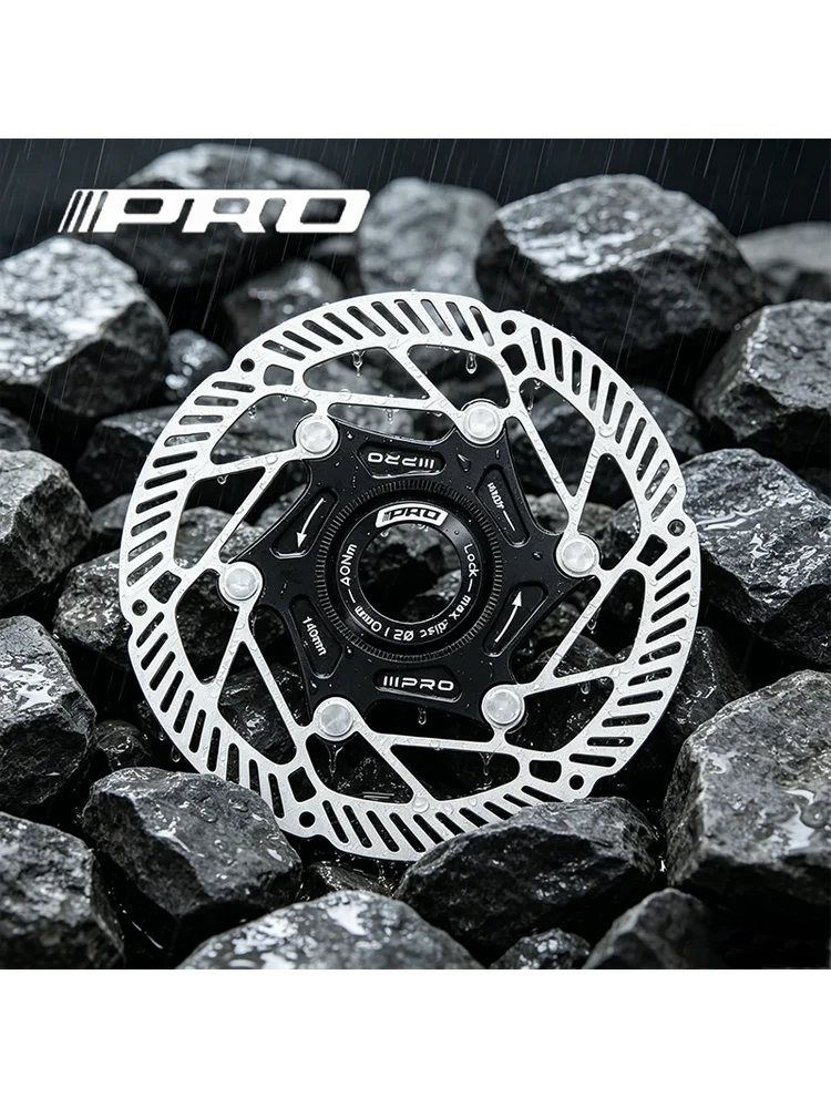 AliExpress IIIPRO Bike Brake Floating Rotor 140/160/180/203mm Center Lock Brake Disc Ultralight High Strength abstract heat Disc Bike Part