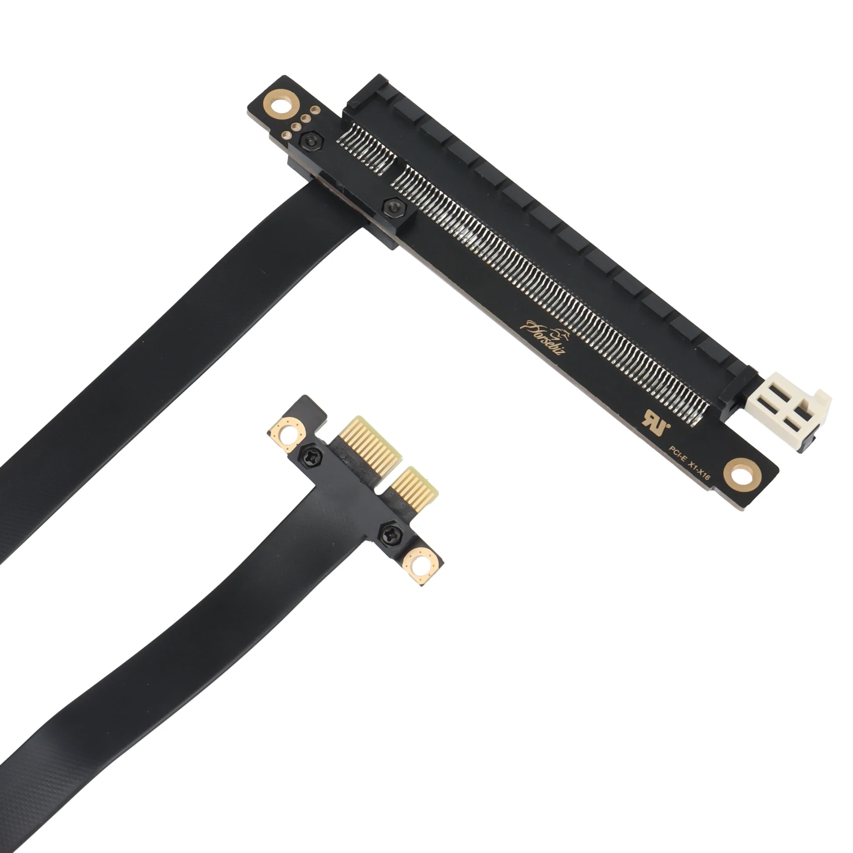 VO-1X PCIE 1X إلى 16X نقل تمديد كابل كابل كارت الصوت بطاقة الرسومات بطاقة الشبكة Blockchain التعدين