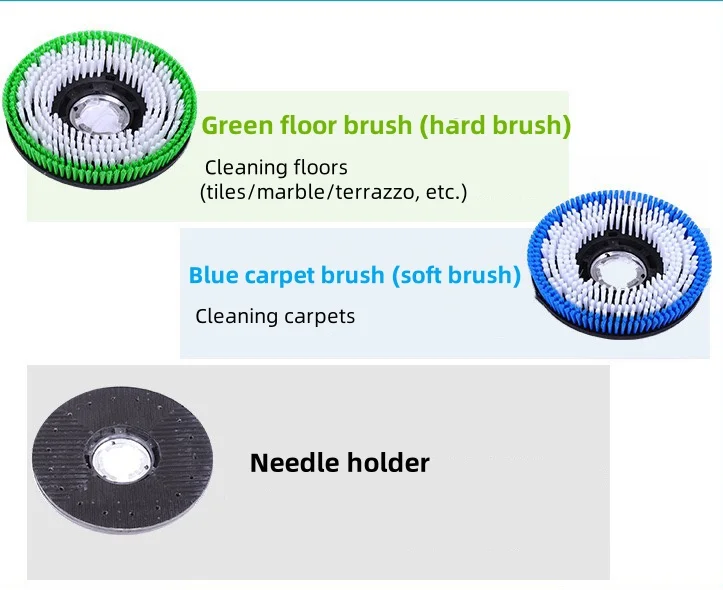 Lucidatrice per pavimenti con spazzole da 202517 pollici e macchina per la pulizia dei pavimenti in marmo per lucidatura a tampone nel prezzo di fabbrica