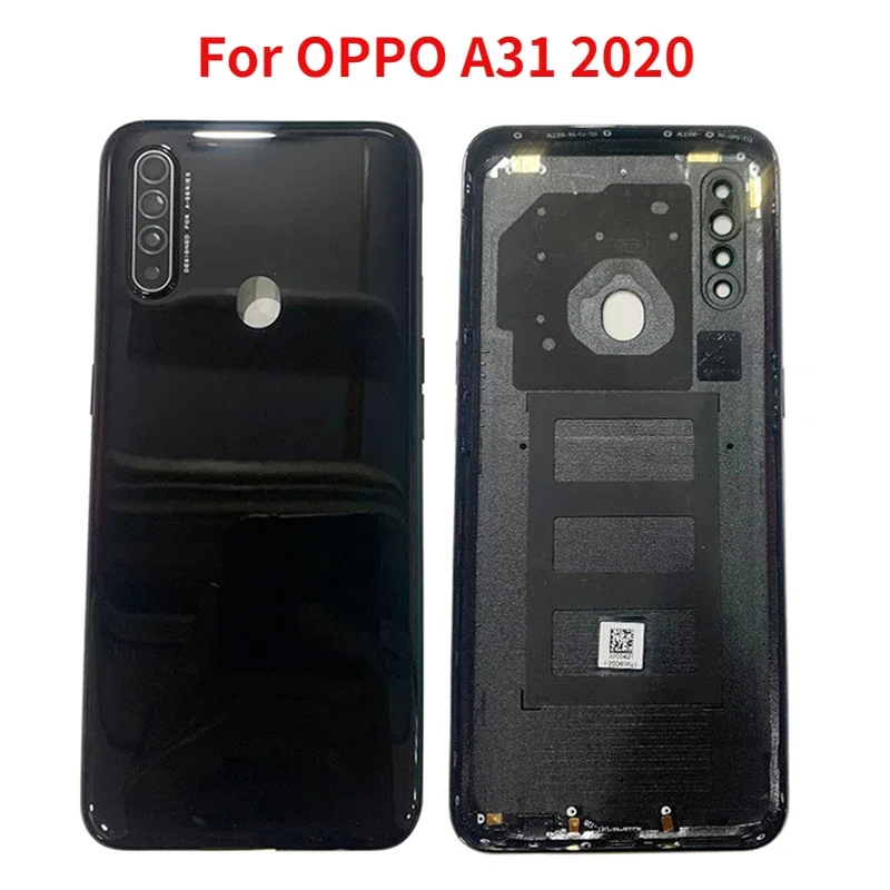 

New Back Cover For OPPO A31 CPH2015 CPH2029 CPH2031 CPH2073 CPH2081 Battery Cover Rear Door Case Housing with Camera Frame