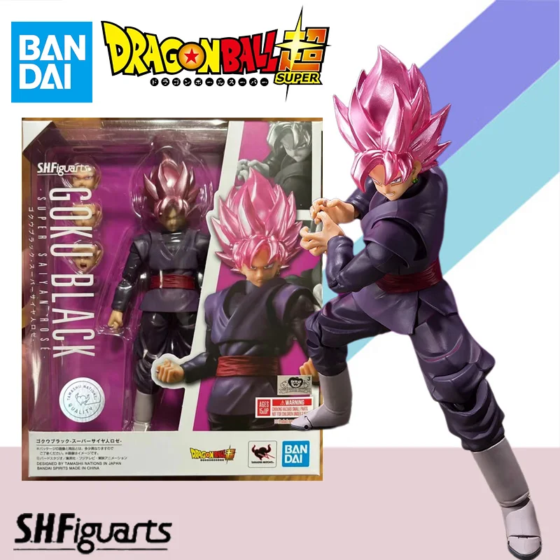 

Bandai Original S.H.Figuarts SHF Dragon Ball SUPER Super GOKU BLACK SUPER SAIYAN ROSE Anime Action Figure Finished Model Kit