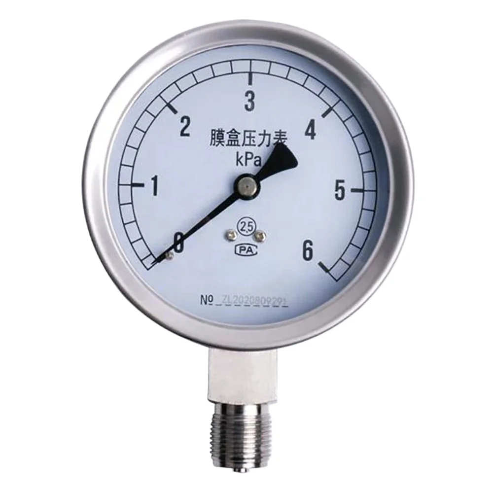 

YE100BF Полностью манометры из нержавеющей стали с мембранным корпусом устойчив к высоким температурам и коррозии