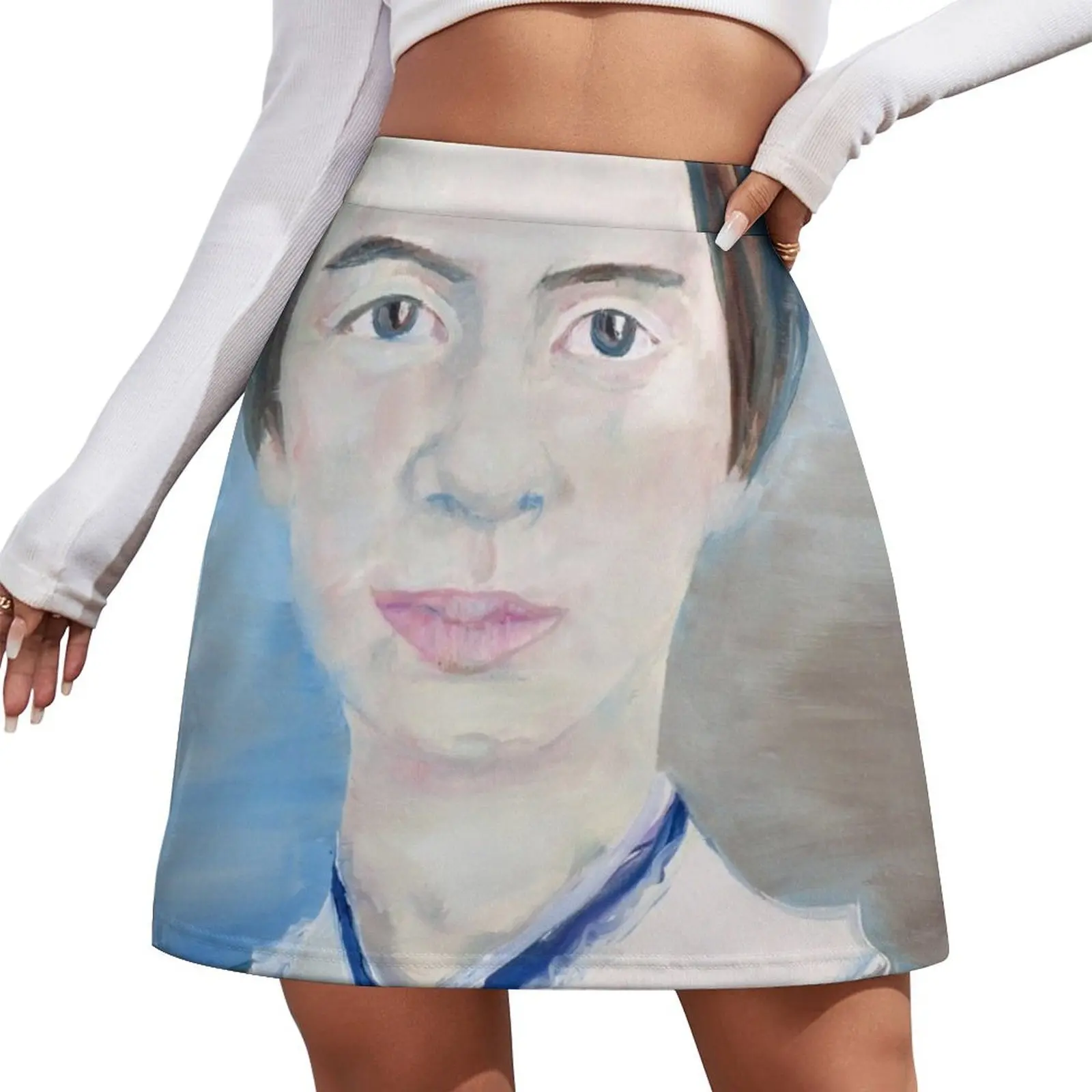 

EMILY DICKINSON - oil portrait Mini Skirt chic and elegant woman skirt korean style clothes women 2025 Mini Skirt