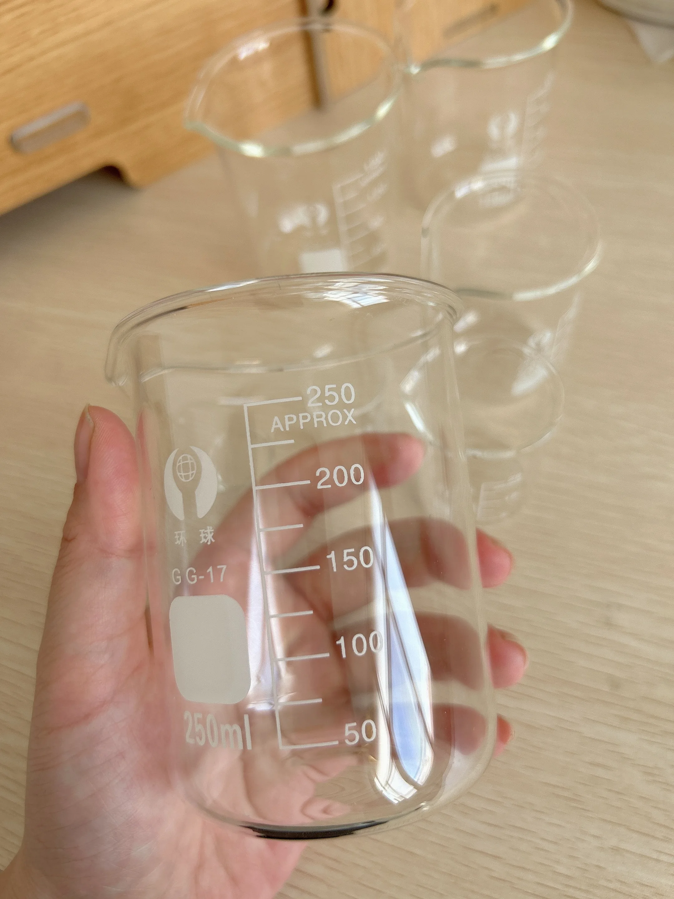 50ml- 500ml Borosilicate Glass Low Form Beaker with 30ml Glass Dropper Chemistry Lab Heavy Wall