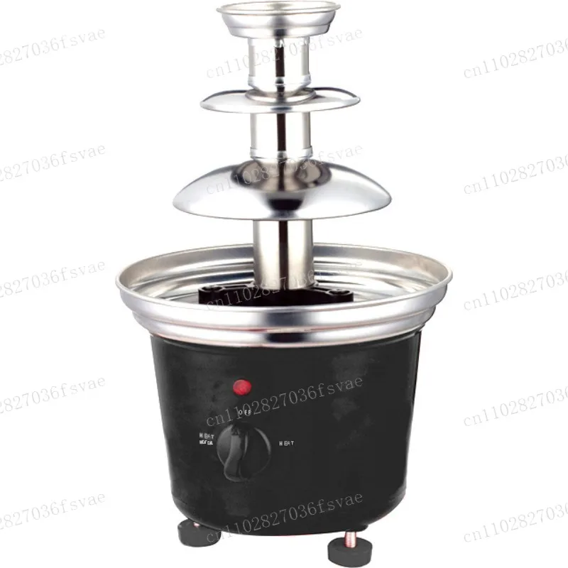 

Chocolate mixer, three-layer stainless steel fountain with fruit plate