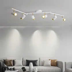 Plafoniere a binario a binario faretto a soffitto a LED faretto a proiezione da palcoscenico per vetrine lampade a fuoco decorare lampadario lampada