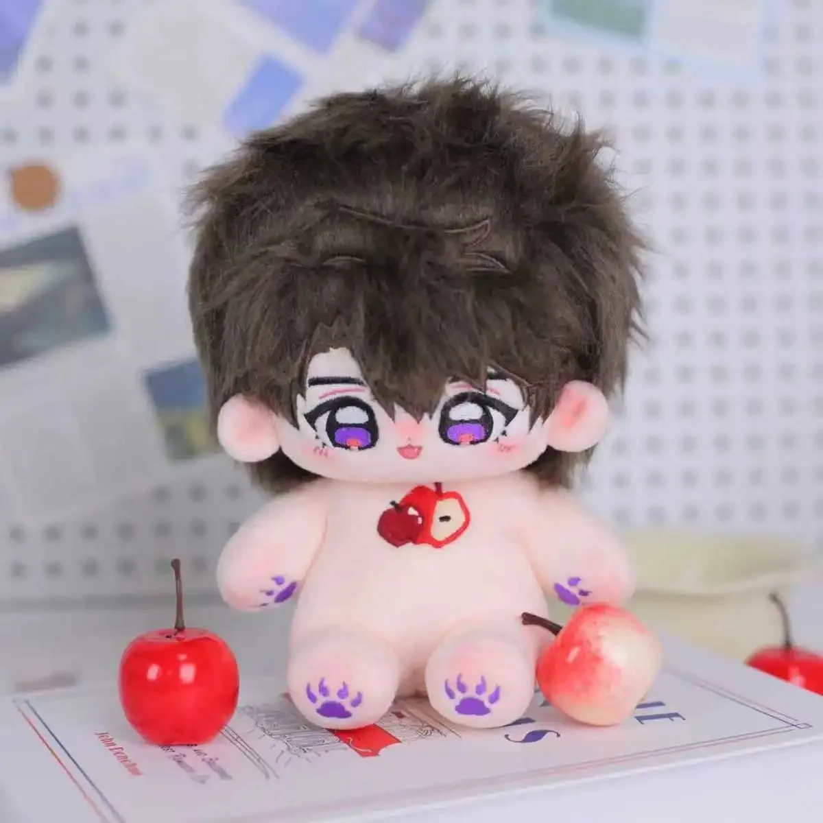 

Night and Day Love and Deep Space Caleb Cosplay Attribute 20cm Fan Original Cotton Doll