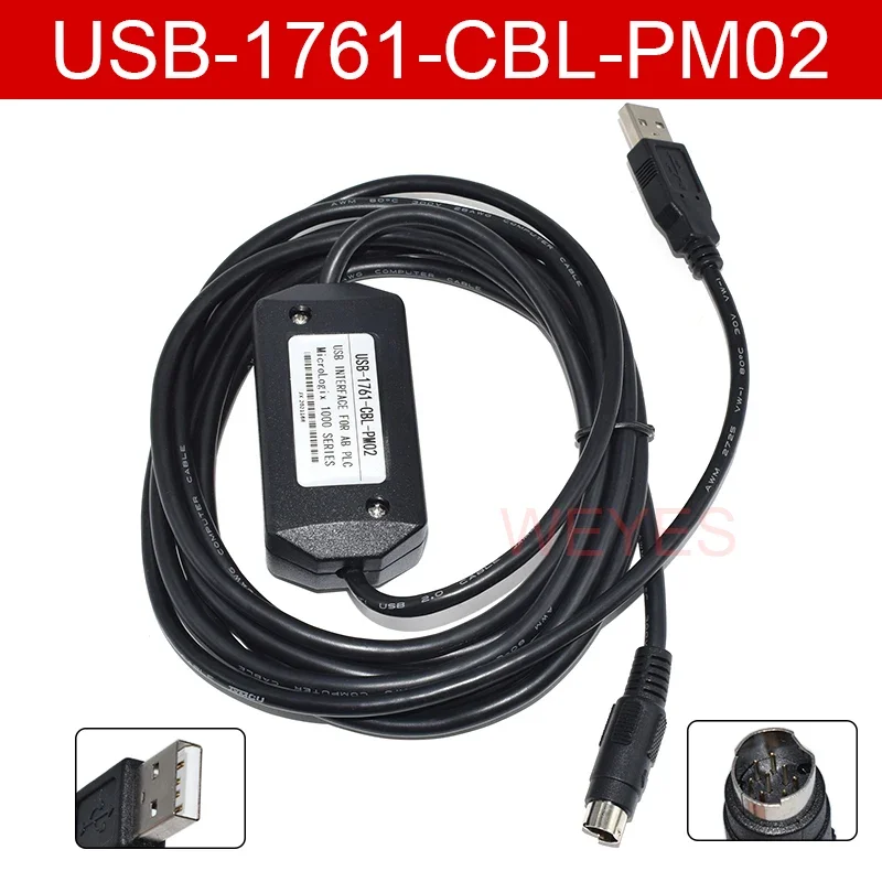 

Brand NEW USB-1761-CBL-PM02 for AB 1000 1200 1500 Series PLC Programming Cable Working