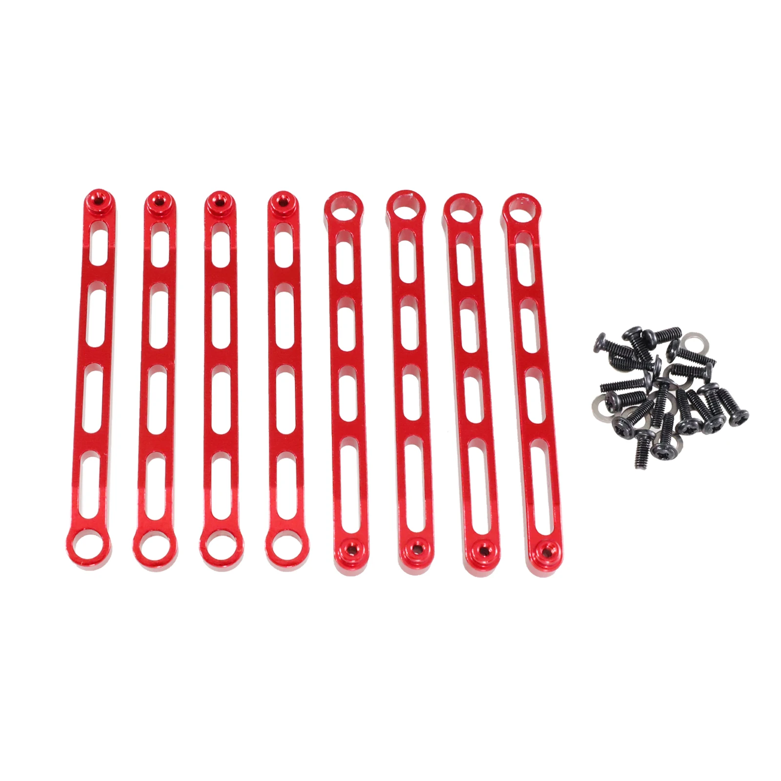 For MN 1/12 MN168 LC79 MN78 RC Car Metal Chassis Fixing Rod Upgrade Frame Fixing Linkage 8pcs