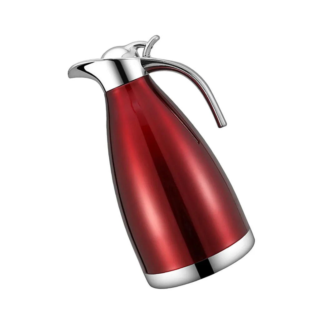 

Wine Red 1.5L Double Wall Insulated Stainless Steel Bottle Thermal Pot for Outdoor School Use Household Insulated Kettle Storage