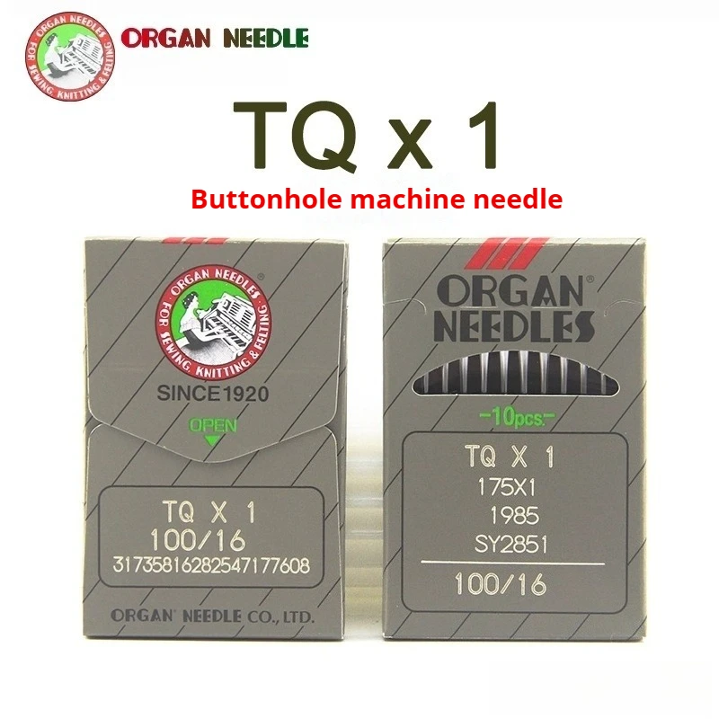 

Japan Organ Tqx1 Sewing Machine Needles Tq*1 Tq1 Industrial Sewing Machine Button Attaching Machine Nail Button 100needles=1box