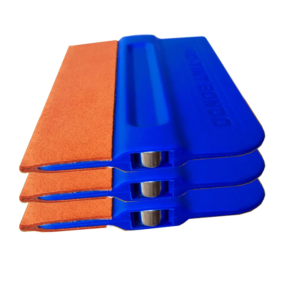 

3PCS Automotive Suede Magnetic Soft Squeegee Window Vinyl Film Wrap Application Wallpaper Installation Vehicle Tinting Tools A36