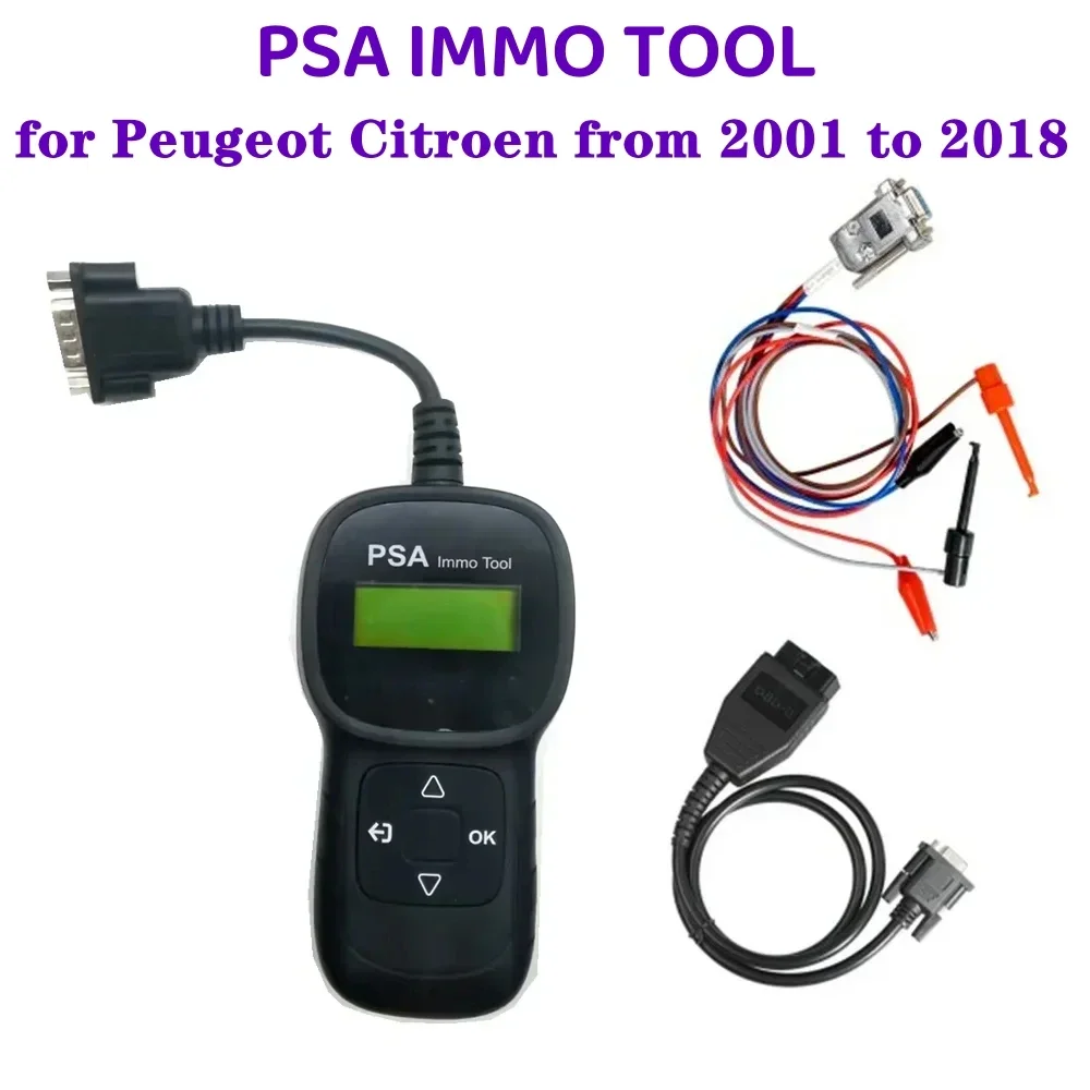 

Newest PSA IMMO Tool Mark Key Simulator for Peugeot Citroen from 2001 to 2018 PIN Code Reader PSA Pin Calculator IMMO EmulatorA+