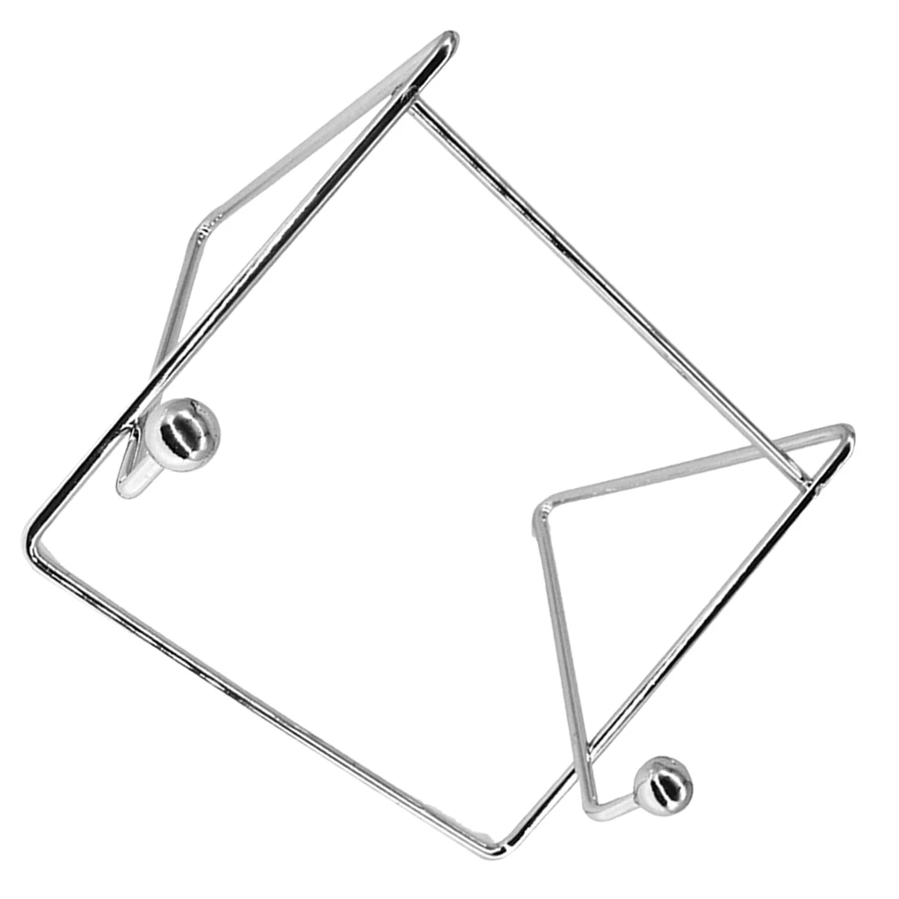 

Multifunctional Silver Tablet Stand for Books Recipe Plate Holder Display Easels Kitchen Reading Support Wear Resistant Space