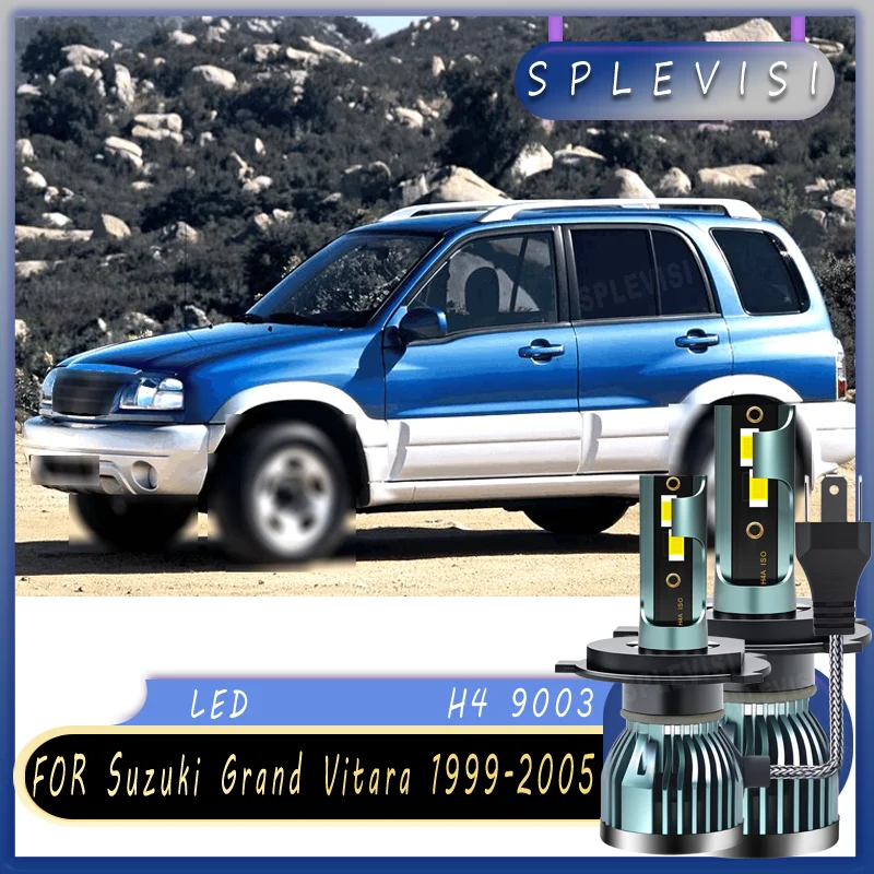 

Night Driving Safety Headlight Bulb Conversion Kit High Low Beam For Suzuki Grand Vitara 1999 2000 2001 2002 2003 2004 2005