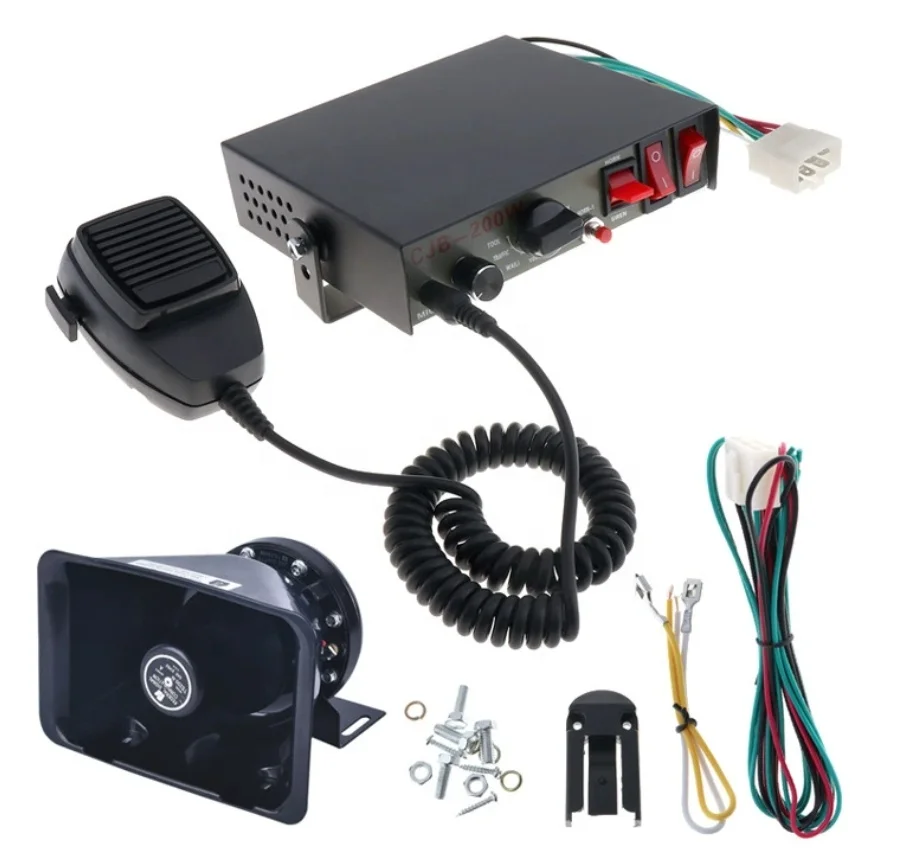 

200W 9-tone car horn 12/24v, emergency