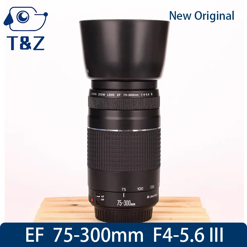 98% New Original I  II  III Generation EF 75-300mm F4-5.6 Lens For Canon EF-Mount DSLR Camera 75 300mm 4-5.6 Telephoto Zoom Lens