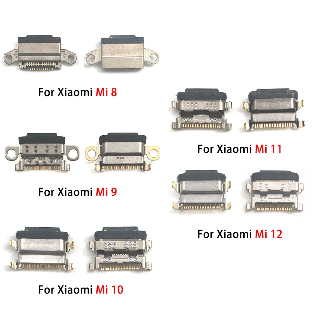 20pcs For Xiaomi Mi 12 11T 11 10 9T 9 8 Lite Se A3 A2 A1 USB Charging Port Plug Charger Flex Cable Port Dock Socket Connector