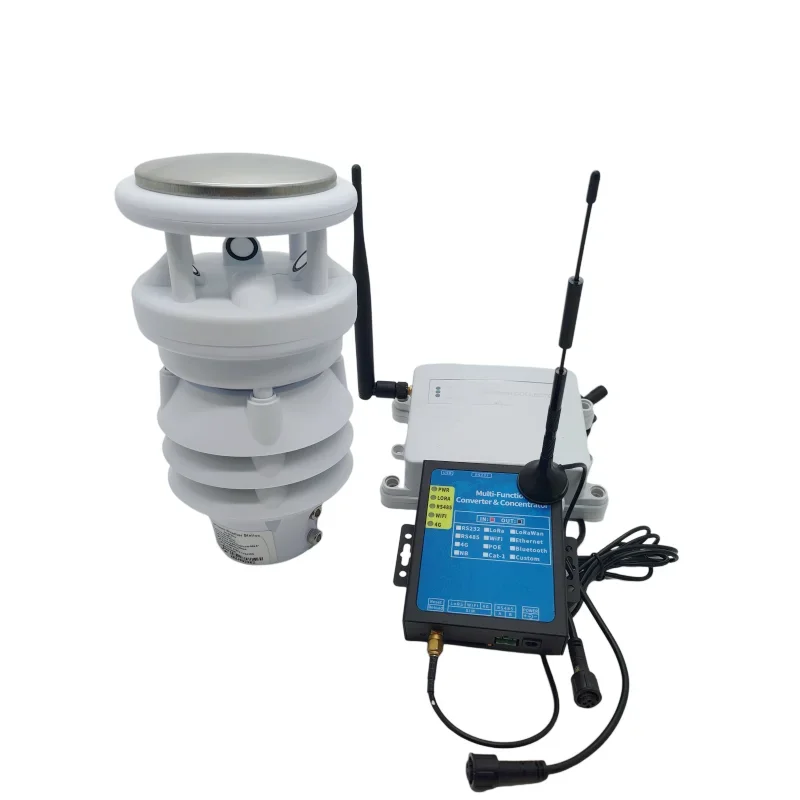 For CE SDI12 6 IN 1 AIR TEMPERATURE HUMIDITY PRESSURE ULTRASONIC WIND SPEED DIRECTION PIEZOELECTRIC RAINFALL WEATHER STATION