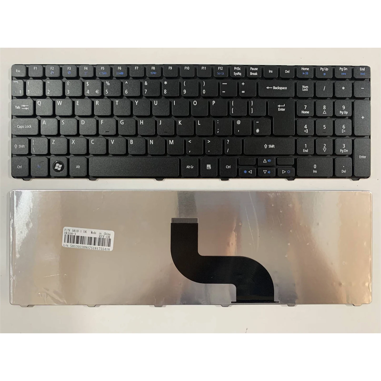 

FR RU SP UK US Layout for Acer 7560 5738G 7750g P5WE0 P5WS0 P5WE6 P5WS6 P5WH6 NEW70 5820 MS2309 MS2264 Q5WT6 Q5WPH Keyboard
