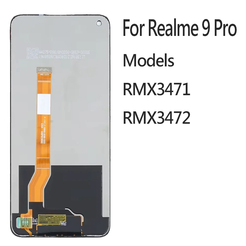 IPS For Realme 9 Pro 9 5G Q5 Q3s Q3t V25 Q3T LCD Display Touch Screen Panel Digitizer Assembly Replacement For Oppo K9S LCD