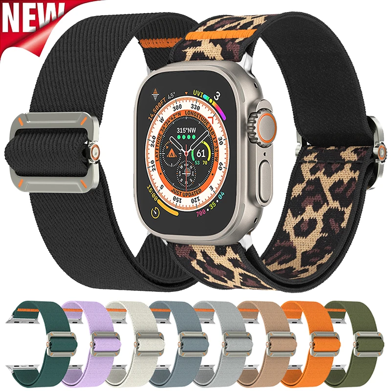 

Weave Nylon Strap for Apple Watch Band Ultra 2 49mm Series 10 46mm 42mm 9 8 7 45mm 41mm Sport Bracelet Iwatch 6 SE 5 4 44mm 40mm