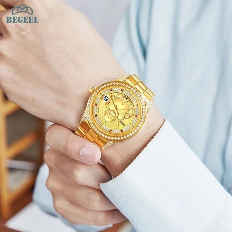 Relojes BEGEEL para hombre, relojes mecánicos, relojes mecánicos completamente automáticos, relojes mecánicos para caballero, relojes luminosos para hombre