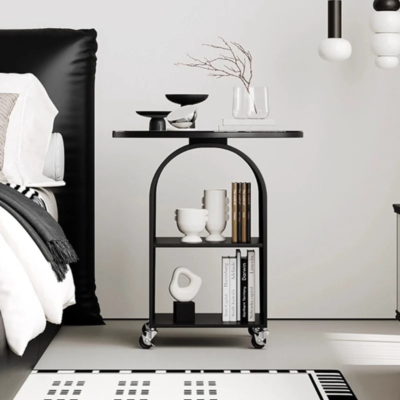 %R* Modern glass Bedside tables side table Night table nightstands Storage locker Nightstand home