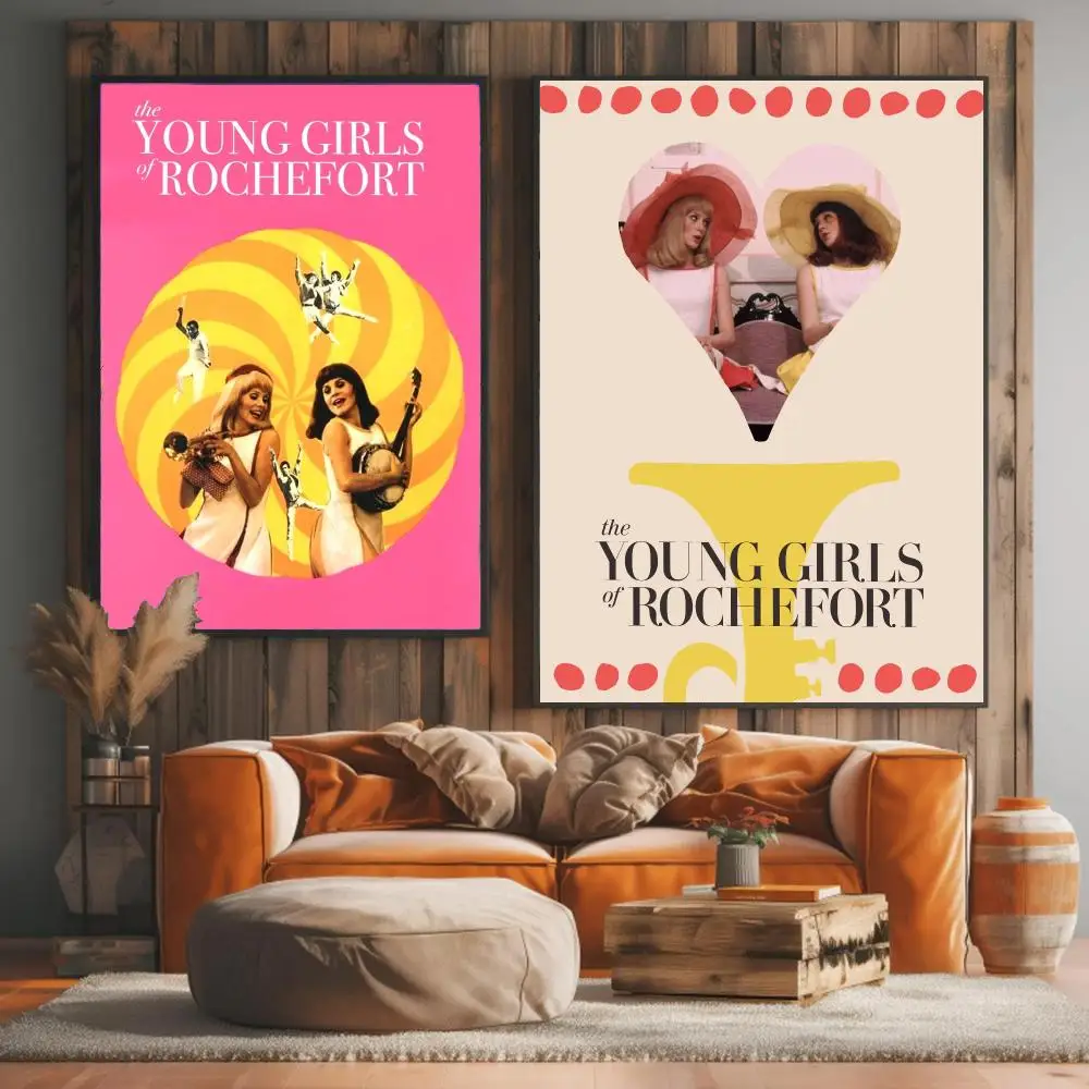 classic movie T-The Young Girls of-F Painting Calligraphy Elegant Botanical Decor for Living Room Modern Interior Design